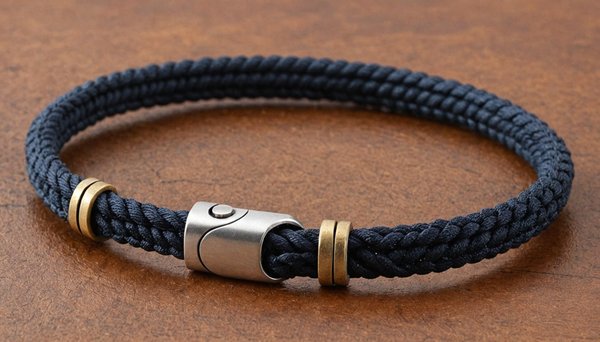 Bracelet cordon homme : style décontracté et durable